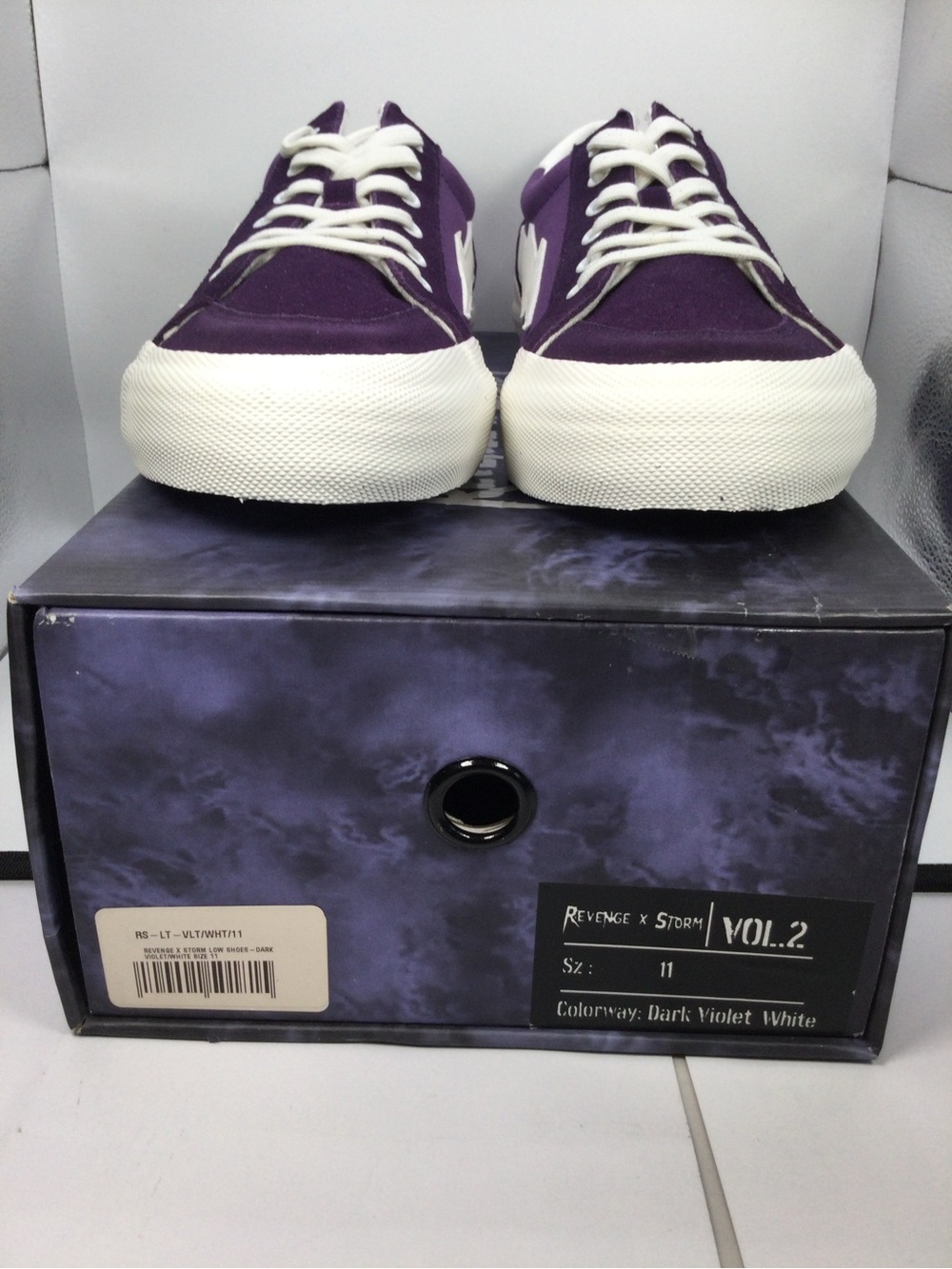 Revenge x Storm Vol.2 Dark Violet Low Top Sneakers